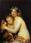 Feodor Bruni. Bacchante Giving Wine to Cupid.