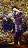Sir Edward Burne-Jones. The Beguiling of Merlin (Merlin and Vivien).