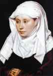Robert Campin. Portrait of A Woman.