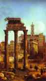 Canaletto. Rome: Ruins of the Forum, Looking towards the Capitol.