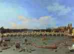 Canaletto. London: Westminster Bridge from the North on Lord Mayor's Day.