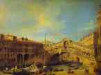 Canaletto. Grand Canal: the Rialto Bridge from the South.