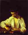 Caravaggio. Boy Peeling a Fruit.