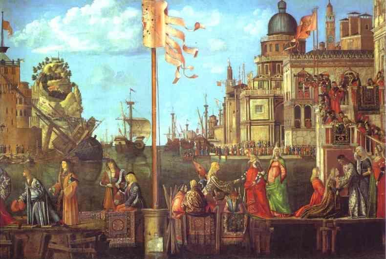 Vittore Carpaccio. The Legend of St. Ursula The Meeting of the