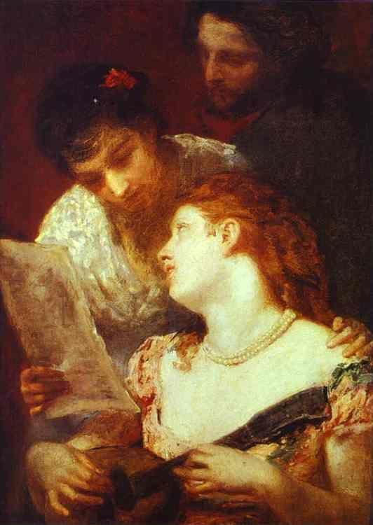 Mary Cassatt. A Musical Party.