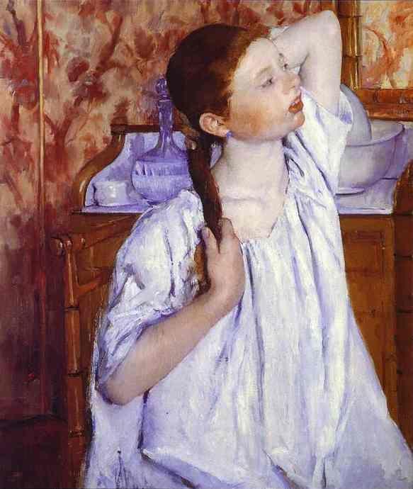 Mary Cassatt. Girl Arranging Her Hair.