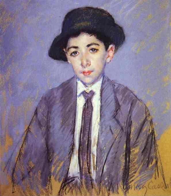 Mary Cassatt. Portrait of Charles Dikran Kelekian at Age 12.