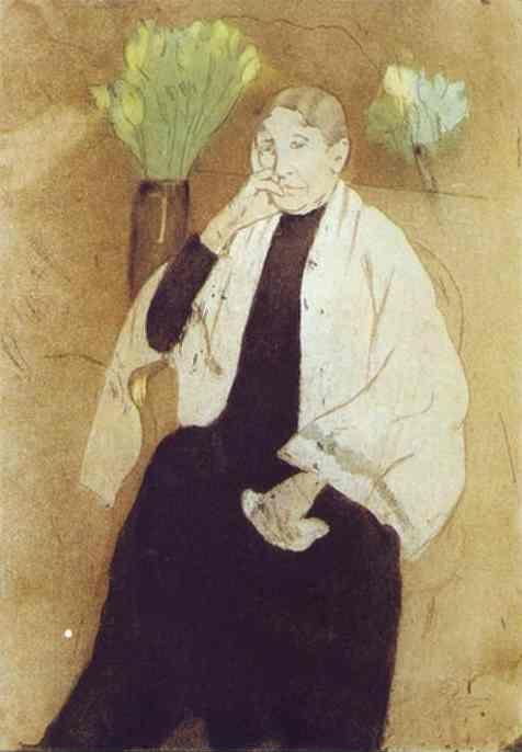 Mary Cassatt. A Portrait of the Artist's Mother.