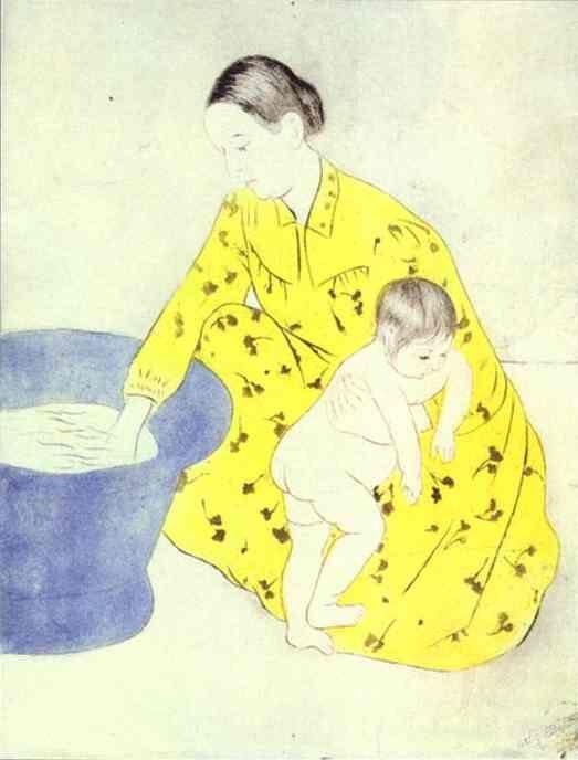 Mary Cassatt. The Bath (The Child's Bath).