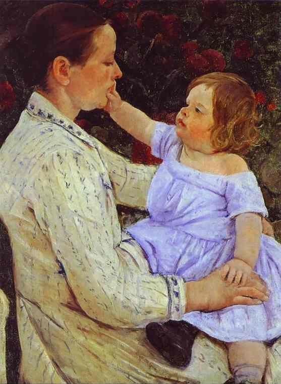 Mary Cassatt. The Child's Caress.