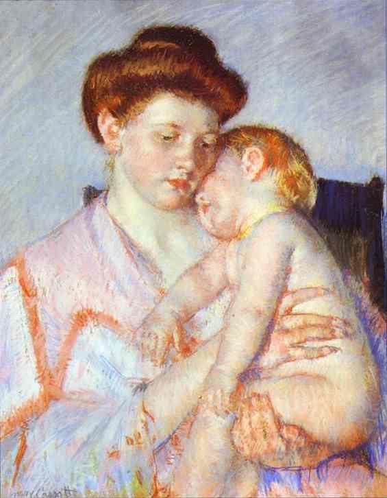 Mary Cassatt. Sleepy Baby.