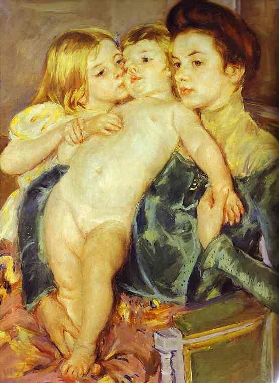 Mary Cassatt. The Caress.
