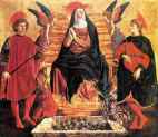 Andrea del Castagno. The Assumption of the Virgin with SS. Julian and Miniato.