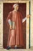 Andrea del Castagno. Dante Allighieri.