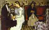 Paul Cézanne. Girl at the Piano (Overture to Tannhäuser). Portrait of the Artist's Sister and Mother.