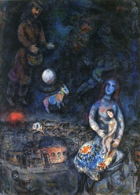 Marc Chagall. Holy Family.