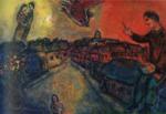 Artist over Vitebsk.