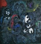 Clowns at Night. (Les saltimbanques dans la nuit).