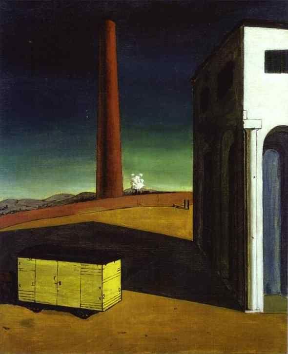 Giorgio de Chirico. L'Angoisse du départ.