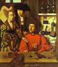 Petrus Christus. St. Eligius, as a Goldsmith, Hands the Wedding Couple a Ring.