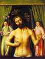 Petrus Christus. Chtist as the Man of Sorrows.