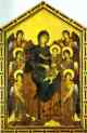 Cimabue. Maestà (Madonna Enthroned).