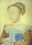 Francois Clouet. La reine Marguerite enfant.