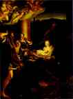 Correggio. Adoration of the Shepherds (The Holy Night).