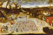 Lucas Cranach the Elder or Lucas Cranach the Younger. The Fountain of Youth.