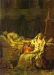 Jacques-Louis David. Andromache Mourning Hector.