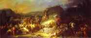 Jacques-Louis David. The Funeral of Patroclus.