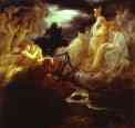 François-Pascal-Simon Gérard. Ossian on the Bank of the Lora, Invoking the Gods to the Strains of a Harp.