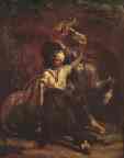 Jean Louis André Théodore Géricault. The Blacksmith's Signboard.