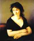 Antoine-Jean Gros. Portrait of Mme Bruyère.