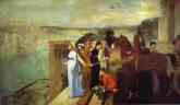 Edgar Degas. Semiramis Building Babylon.
