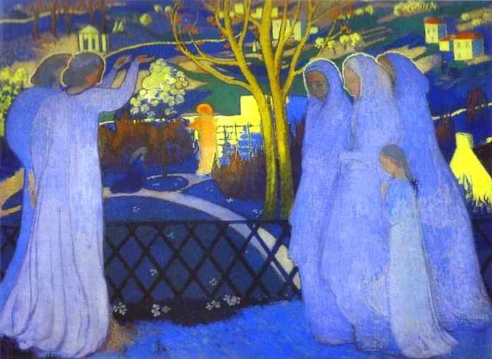 Maurice Denis. Holy Women Near the Tomb/Saintes Femmes au tombeau.