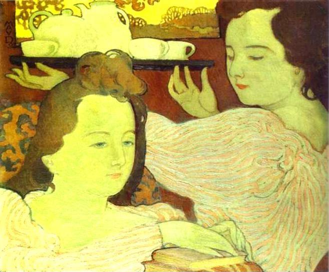 Maurice Denis. Mystic Allegory or Tea / Allégorie mystique ou Le Thé.
