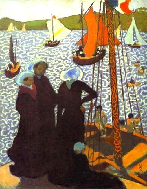 Maurice Denis. Regata at Perros/Régates à Perros.