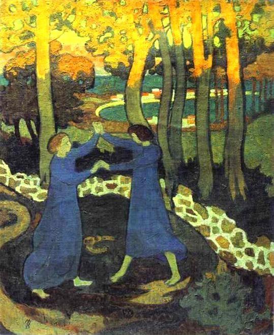 Maurice Denis. Jacob's Battle with the Angel/Lutte de Jacob avec l'Ange.