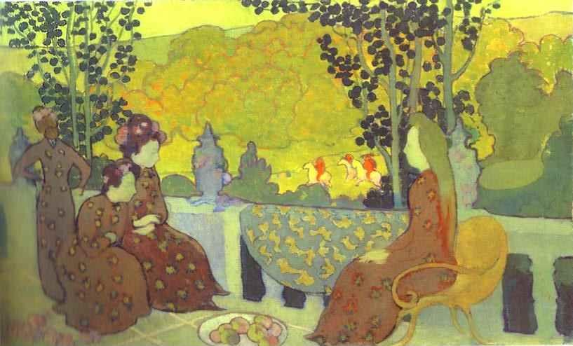 Maurice Denis. The Seasons Series: September or September Evening/Cycle des saisons: September ou Soir de septembre.