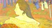 Maurice Denis. Beauty in the Autumn Wood/Belle au Bois d'automne.