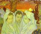 Maurice Denis. Triple Portrait of Marthe/Triple Portrait de Marthe fiancée.