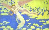 The Story of Psyche. Panel 7: Cupid Carrying Psyche up to Heaven.