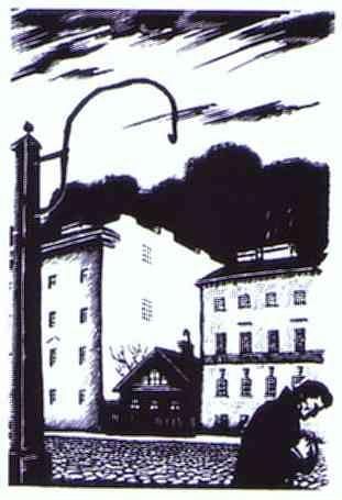 Mstislav Dobuzhinsky. Illustration for Dostoyevsky's White Nights.