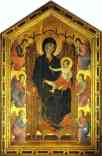 Duccio di Buoninsegna. Rucellai Madonna.