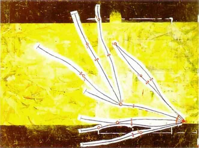 Marcel Duchamp. Network of Stoppages/Réseaux des stoppages étalon.