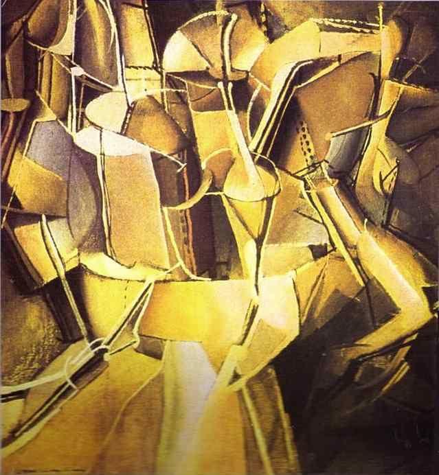 Marcel Duchamp. Transition of Virgin into a Bride/Le Passage de la Vierge à la Mariée.