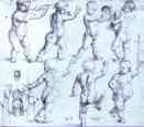Albrecht Durer. Putti Dancing and Making Music.