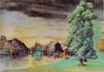Albrecht Durer. Willow Mill.