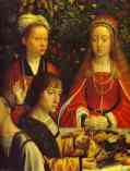 Gerard David. The Marriage at Cana. Detail.